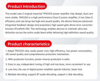 AS21HPA High-Power Bluetooth-BT 5.2 Digital Amplifier Board 2.1 Channel Class D Subwoofer 300W*2+600W TPA3255 Speaker Module