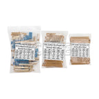 300PCS 10R - 1M Ohm 30Kinds*10pcs=300PCS 1/4W 1/2W 1W Resistance Set 1% Metal Film Resistor Assortment Kit