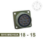 MS3102A MIL-C 5015 Military Specification Connector 18S-12 18S-8 18S-1 Plug&Socket MS3106A MS3108A MIL STD Circular Connectors