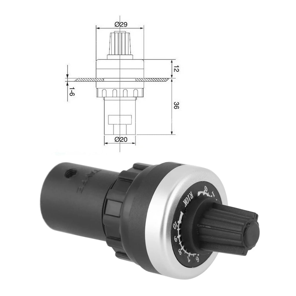 10k Potentiometer Panel Mount VSD VFD for Variable Speed Drive Invert VFD Potentiometer VSD Potentiometer 10k Potentiometer