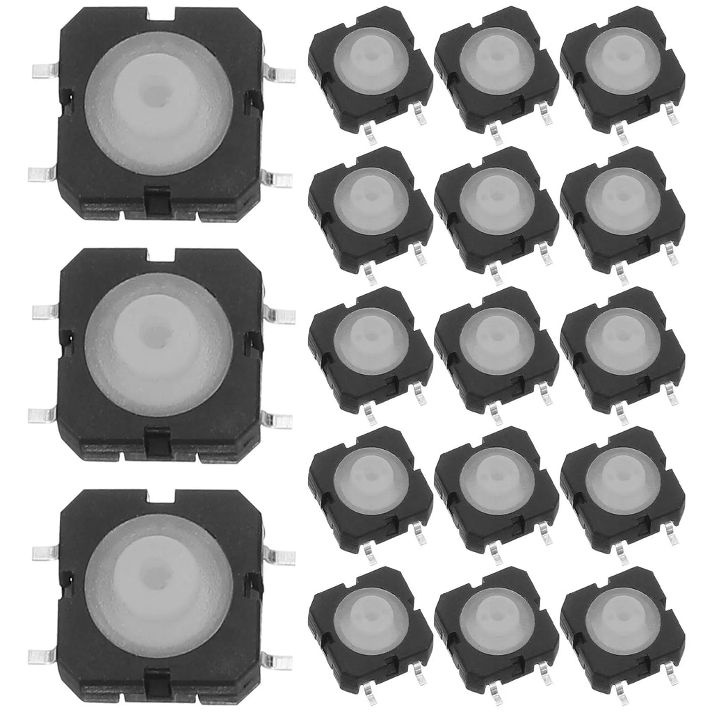 20Pcs Waterproof Tactile Momentary Switch Silicone Panel Mount Push Button Mount for Electronic Automotive