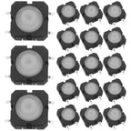 20Pcs Waterproof Tactile Momentary Switch Silicone Panel Mount Push Button Mount for Electronic Automotive