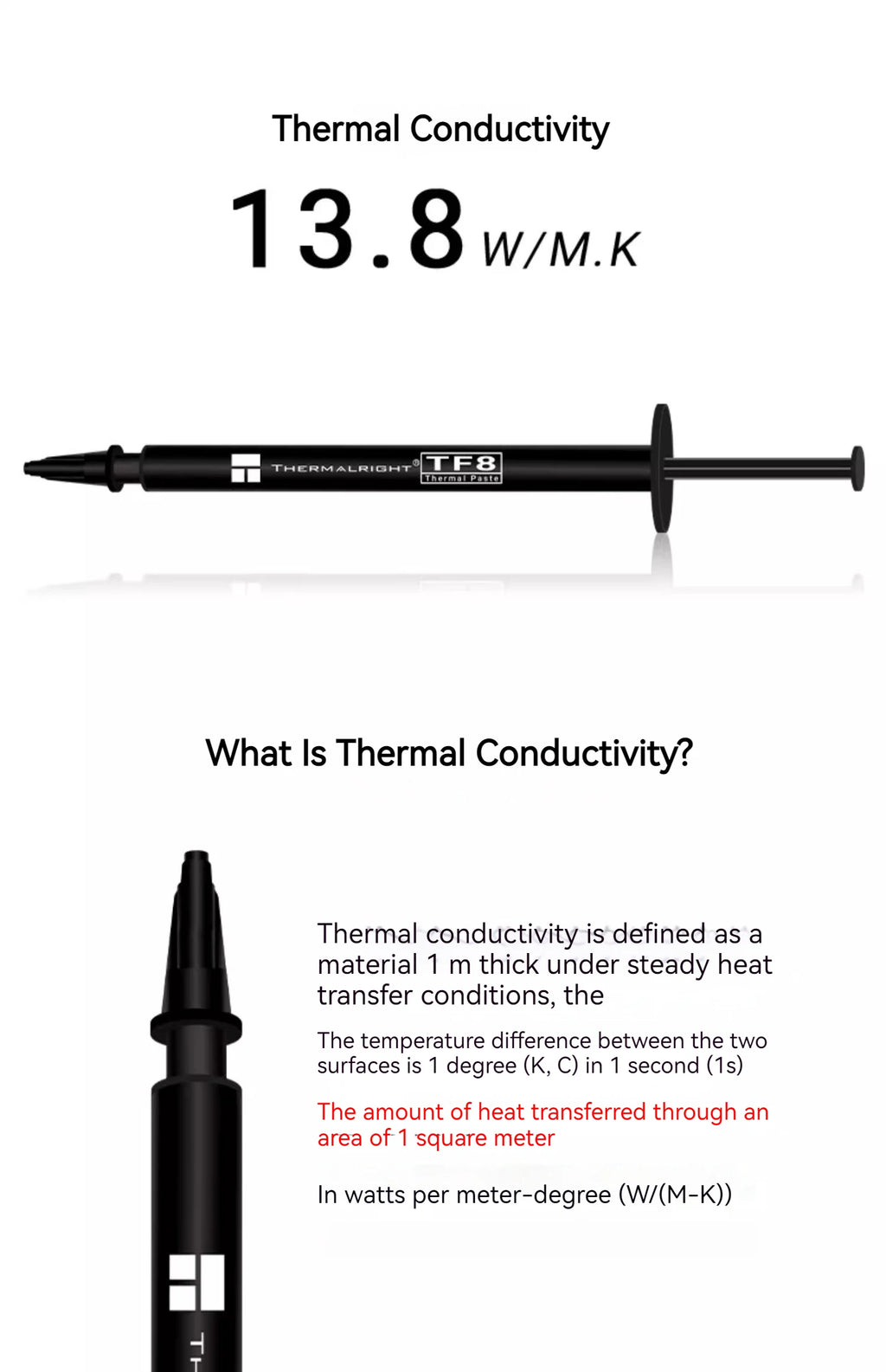 Thermalright 13.8W/m.k Thermal Conductive Grease Silicone Thermal Paste For Computer PC Laptop CPU GPU Video Card Chips