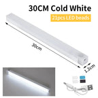 Motion Sensor Light Wireless LED Night Light Rechargeable Night Lamp Closet Cabinet Wardrobe Lamp Kitchen Staircase Backlight