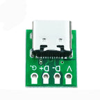 100/50/2Pcs TYPE C USB 3.1 Type C Connector 16 Pin Test PCB Board Plate Adapter Socket For Data Line Wire Cable Transfer