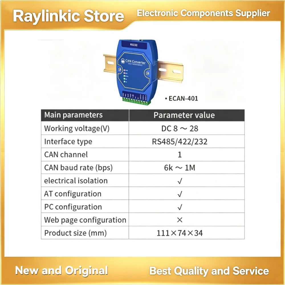 ECAN-S01 ECAN-E02 CAN Protocol Converter CAN to TTL/RS485/RS232/RS422/Ethernet/WiFi AT Command EBYTE ECAN Series Modbus TCP UDP