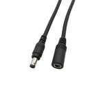 DC Power Pigtails Cable DC 5.5mm x 2.1mm Male Female to Bare Wire Open End 18AWG Wires Connector for CCTV Camera LED Strip Light