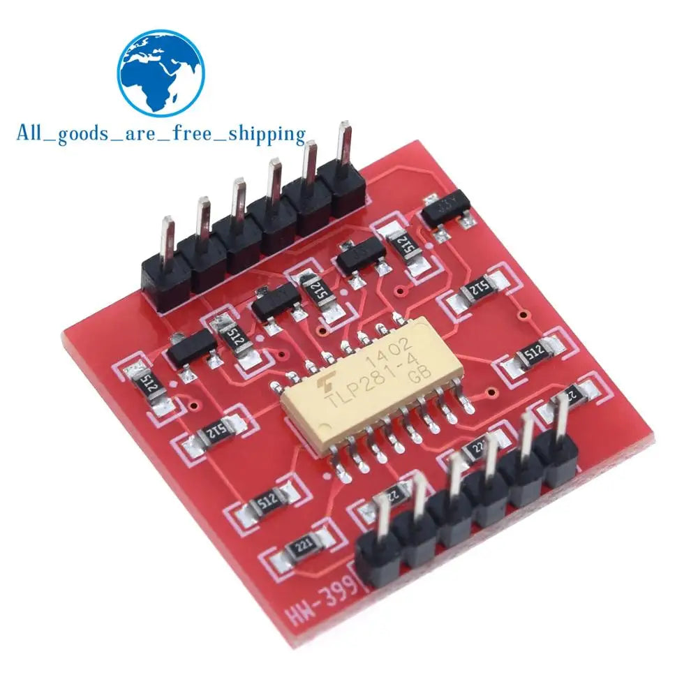 1/3PCS TLP281 4 CH 4-Channel Opto-isolator IC Module For Arduino Expansion Board High And Low Level Optocoupler Isolation
