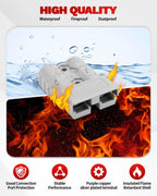 1-10Pcs Battery Terminal Connectors 2-Pin 50A-600V Battery Quick Connect/Disconnect for Anderson Style Plug Connectors DC
