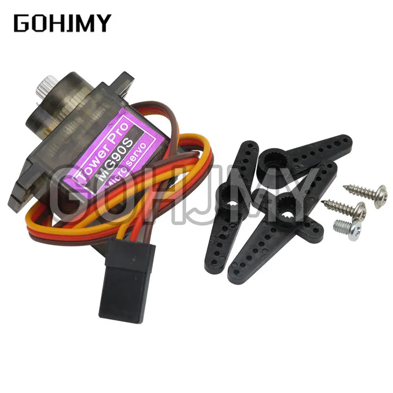 Classic servos 9g SG90 MG90S For RC Planes Fixed wing Aircraft model telecontrol aircraft Parts Toy motors MG90 9g
