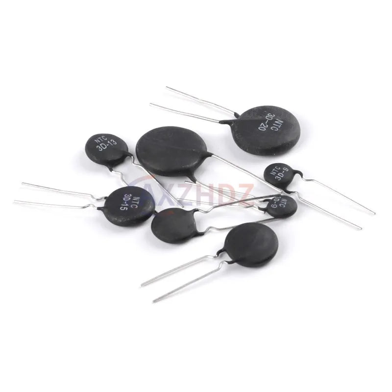10PCS NTC Thermistor Resistor Negative Temperature Coefficient 3D 5D 8D 10D 16D 20D 22D 33D 47D 10 16 20 22 Ohm 5 7 9 11 13 15