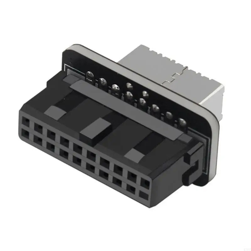USB 3.0 Type-E Female To 19-Pin Male Adapter For Internal Motherboard Connection - Vertical Header Splitter For Type C