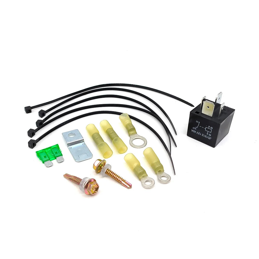 Electric Fuel Pump Relay Kit Fuel Pump Wiring Harness Kit Universal Fit 12V System P/N 30247