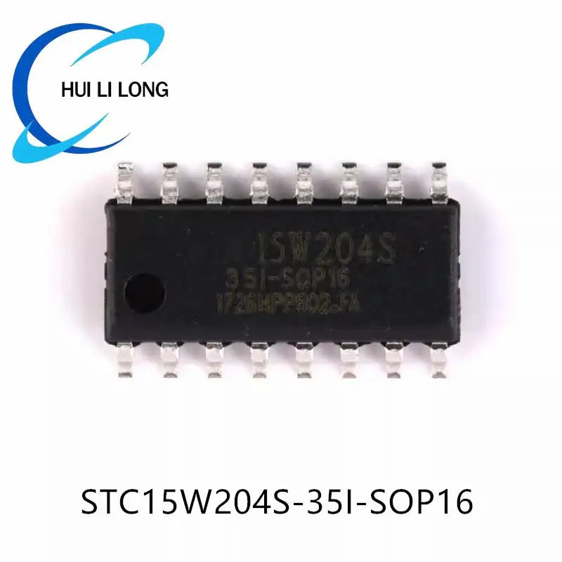 STC15W204S STC15W204S-35I STC 15W204S SOP16 1T 8051 Microcontroller MCU IC Controller Chip 15W204S-35I-SOP16