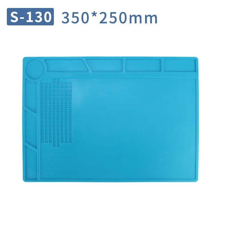 Antistatic ESD Soldering Mat For Bga Rework Station Large Ipad Repair Heat Insulation Mat Pad Small Silicon Mat Thick Soldering
