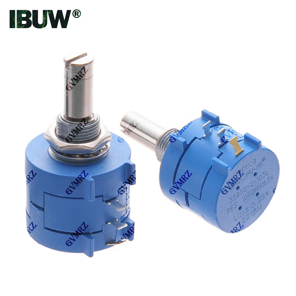 3590S 1K 100K 10K 200R 20K 2K 500R 50K 5K Precision Potentiometer Wirewound Variable Resistor Multi-Turn