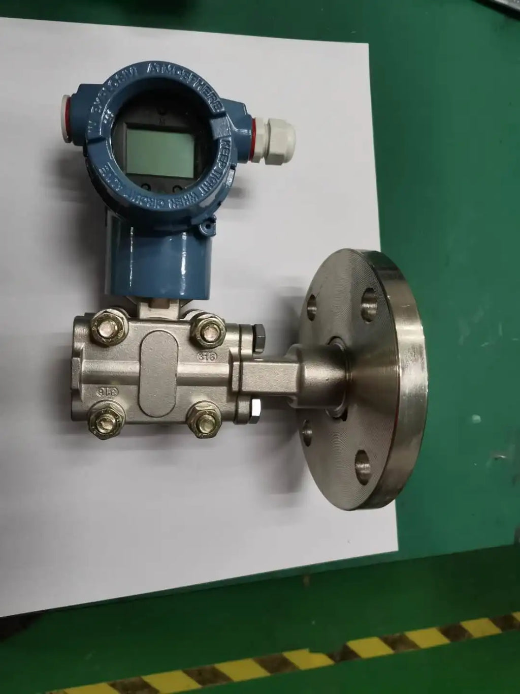 3051 Differential Pressure Sensor Transmitter 4-20mA With Hart PTFE Diaphragm Flange 1.6bar 24vdc