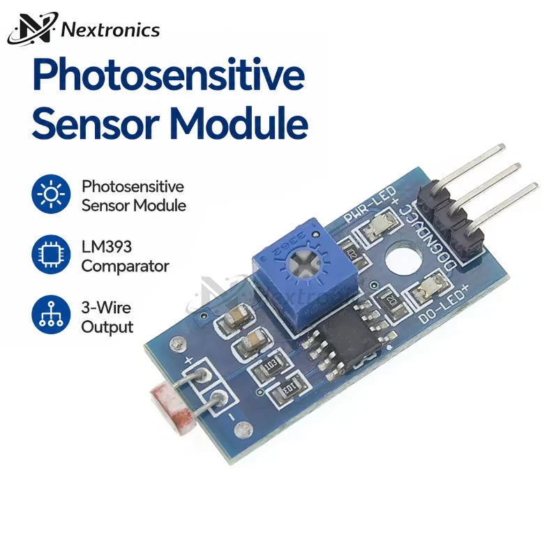 1/3/5/10PCS LDR Photoresistor Sensor Module Light Intensity Detection Brightness Light Sensor for Arduino LM393