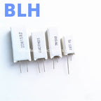 5PCS Vertical Cement Resistance SQM 7W 5% 0.1R 0.22R 0.33R 0.47R 0.5R 0.68R 0.82R 1R 1.5R 2.2R 2.5R 3R 3.3R ohm Ceramic resistor