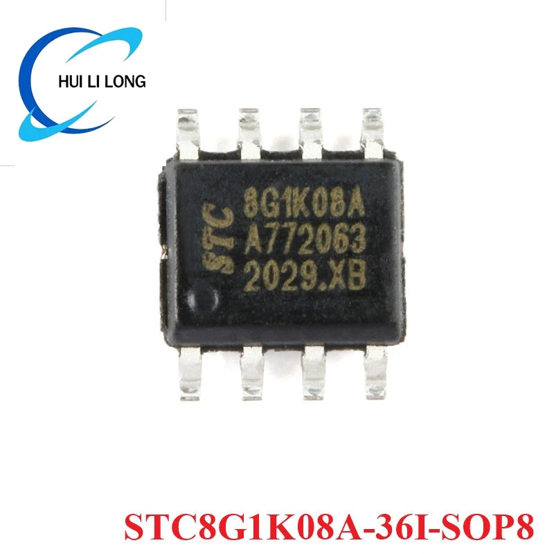 5pcs STC STC8G1K08A-36I-DIP8 STC8G1K08A-36I-SOP8 Single-Chip Enhanced 1T 8051 Microcontroller MCU Micro Controller IC Chip