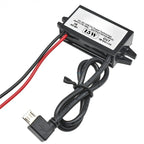 DC-DC Step Down Module Power Converter 12V to 5V 3A Wire/Dual Ear USB /Type C/dual USB/Adapter USB-A Female Connector Waterproof