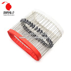 100pcs 1N4007 1N4006 1N4005 1N4004 1N4003 1N4002 1N4001 4007 IN4007 1A 1000V 800V 400V 50V DO-41 Rectifier Diode High Quality