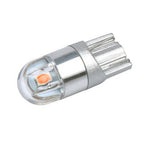 1Pcs T10 2SMD 3030 W5W 194 168 LED Reading License Plate Light Side Lamp DRL Amber Universal Car Lighting