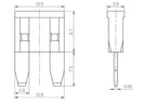 10/35pcs ATM/APM Small (Mini) Blade Fuse (2A 3A 5A 10A 15A 20A 25A) for Car Truck RV Automotive Motor Boat Replacement