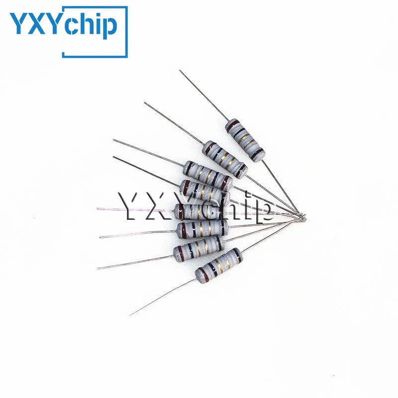1W 2W 3W Wirewound Fuse Resistance Accuracy 5% 0.15R0.18 0.22R 27 33 36 39 47 56 68 75 82R 100R390R 680OhmΩ Wire Wound Resistor