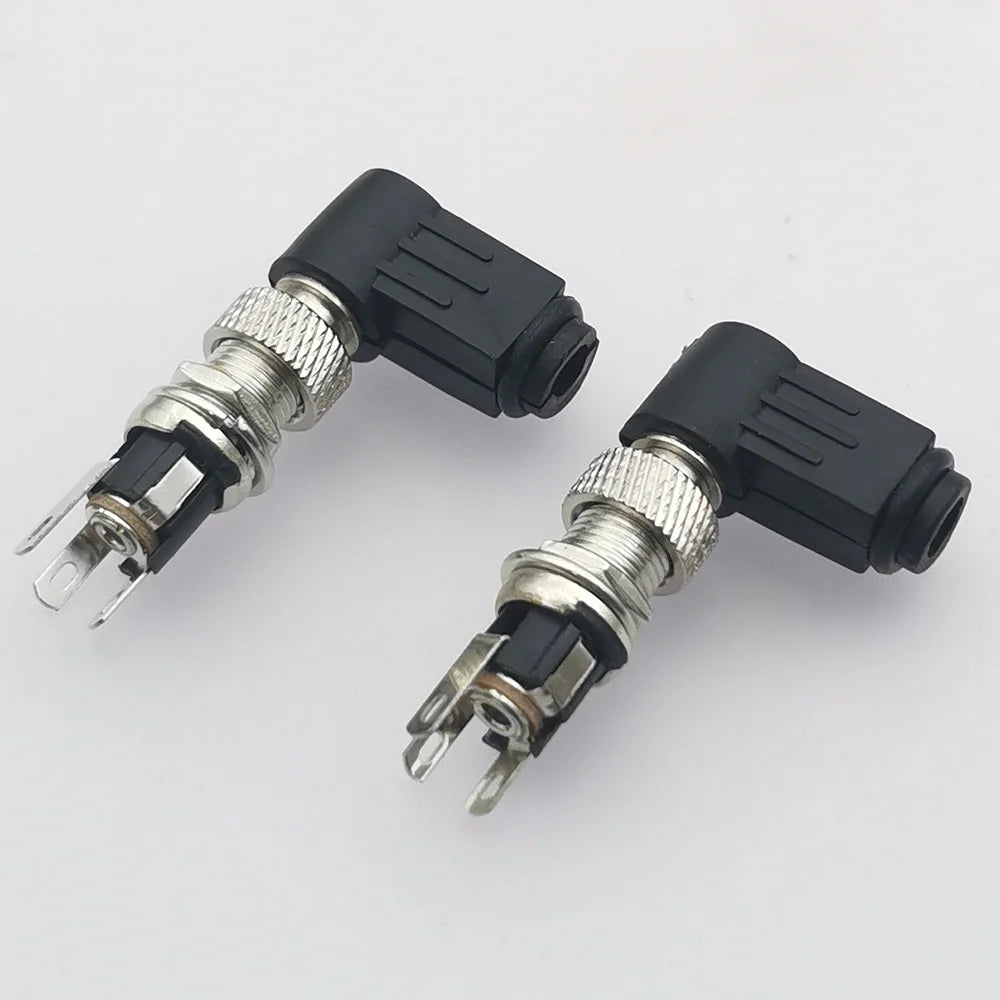 1pc DC 5.5*2.1/2.5mm Plug Socket With Nut 5.5x2.1/5.5x2.5 MM DC Power Jack Male Female Panel Mount Connector