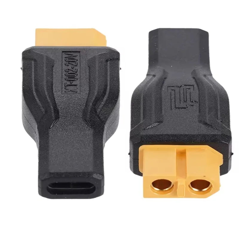 USB C Type-C To XT60 Plug Adapter Female 100W 20V/5A Charging Connector for Toolkitrc Model Energy Storage Outdoor Power