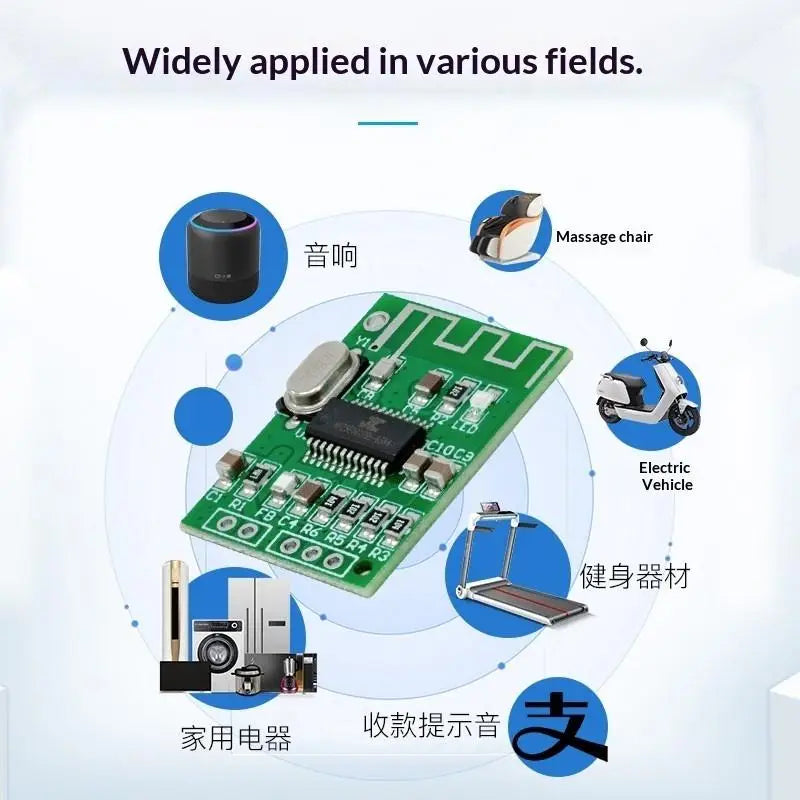 1 Set 2.0 Dual Channel Stereo Decoding Board Mini Bluetooth 5.4 Audio Receiver Module For Audio Systems