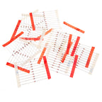 140PCS 14Values 1/2W Zener Diode Kit 3.3V-30V DO-35 0.5W for Voltage Regulation Electronic Projects 3.3V 9V 30V DO-35 0.5W