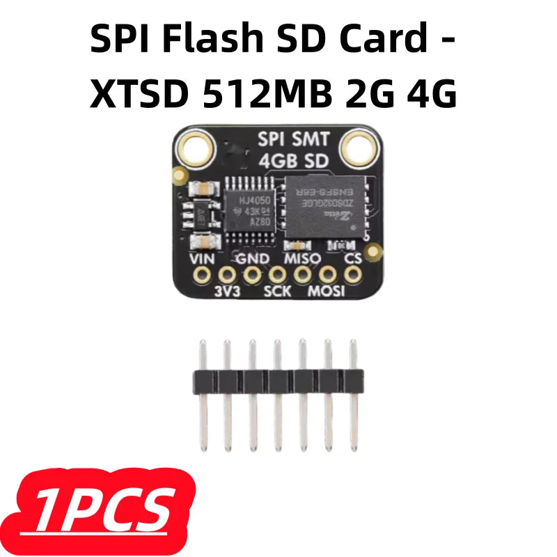 1Pcs/lot 100% New SPI Flash SD Card - XTSD 512MB 2GB/4GB Expansion Module