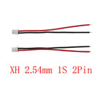 JST XH 2.54mm Pitch 1S 2 Pin Balance Plug Conenctor XH 2.54 Female Plugs With 22AWG Silicone Wire Cables For RC Lipo Battery