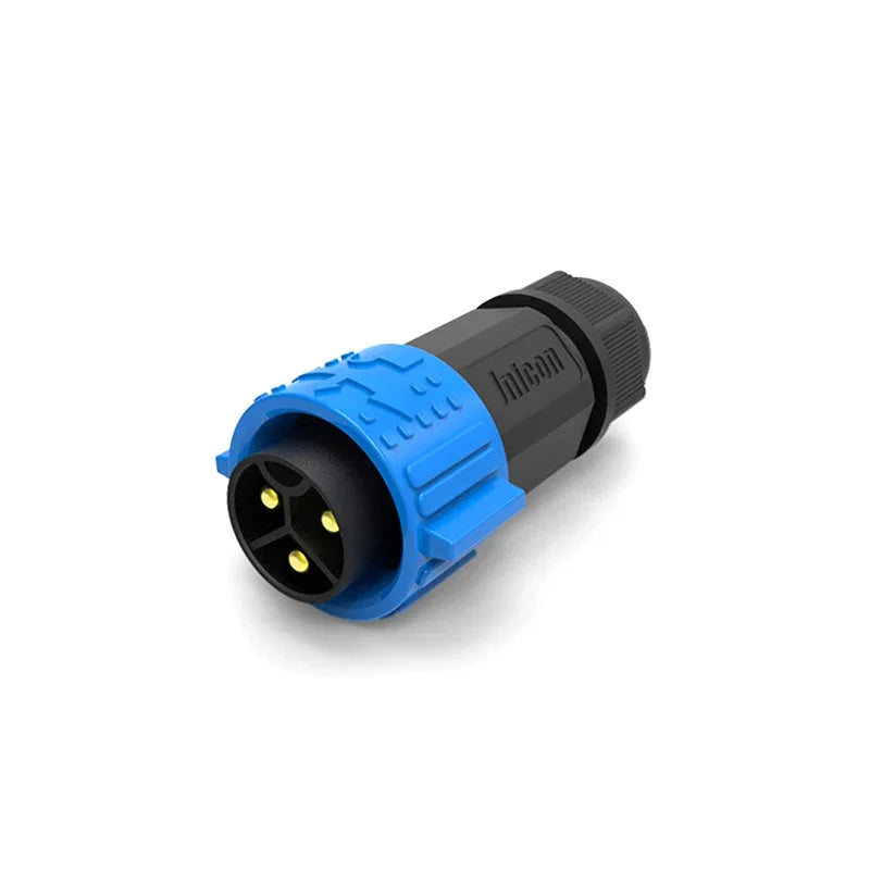 50A M25 Self-locking Waterproof Plug Cable IP67 2 3 Pin Power Charging Connector Large Current Male Female Aviation Plug Socket