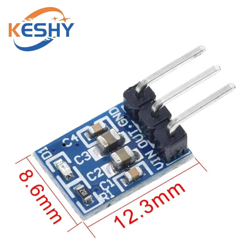 5PCS 5V to 3.3V For DC-DC Step-Down Power Supply Buck Module AMS1117 LDO 800MA