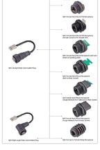 OEM/ODM RJ45 IP67/68 Waterproof Ethernet Aviation Round Connector Threaded Female PCB POE Network Cable socket