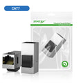 ZoeRax CAT7 CAT6A CAT6 Coupler RJ45 Keystone Shielded Coupler, Female to Female RJ45 Inline Coupler Keystone Jack