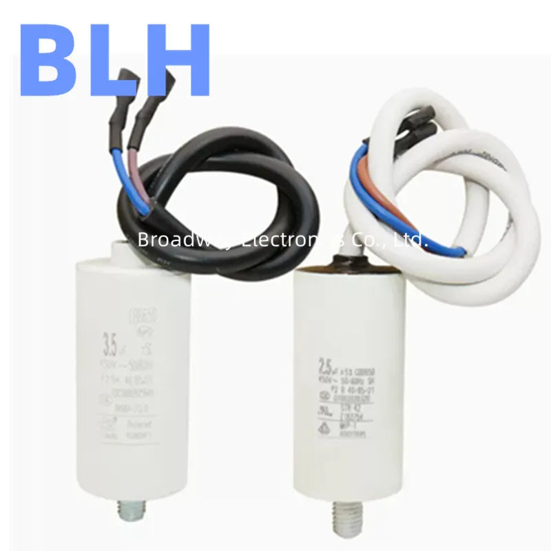 CBB65 refrigerator freezer compressor startup and operation capacitance 450V 450VAC 2UF 2.5UF 3UF 3.5UF 4UF 5UF 6UF 7UF 8UF 12UF