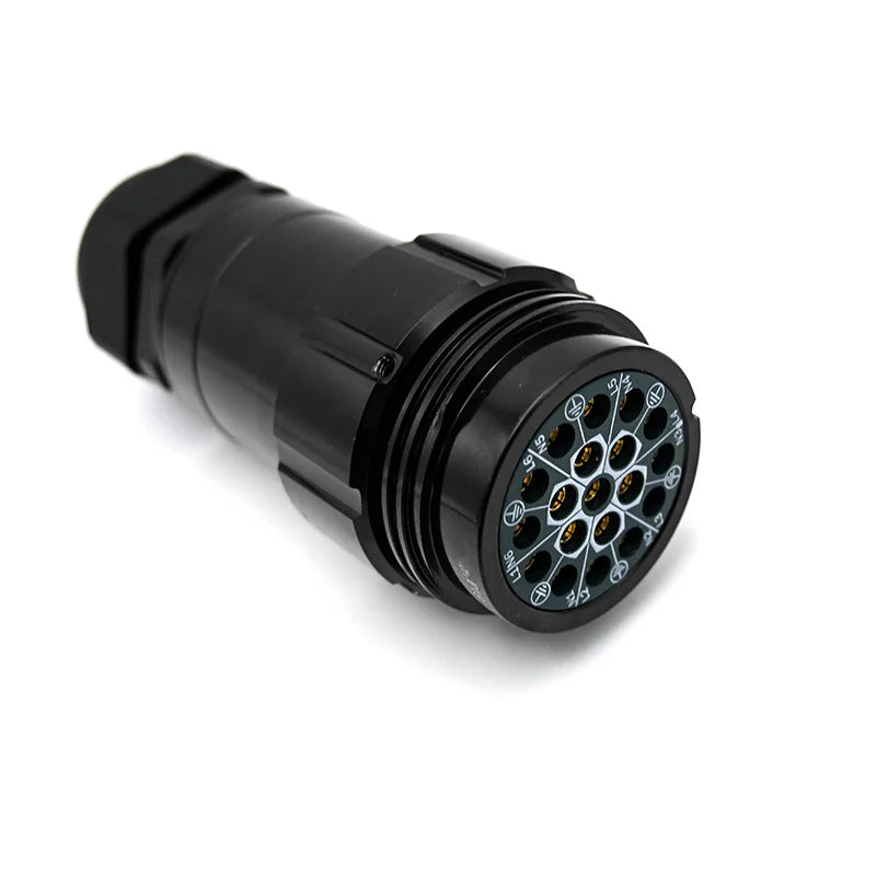 Socapex 19 Pin Connector Lighting Audio Power Distro Plug Male Female Multi Pin Soca Circuit Cable Plug for Stage Lighting