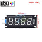 TM1637 LED Display Module for Arduino 4 Digit Tube 7 Segment 0.56 inch Time Clock Indicator Module Red Blue Green Yellow White