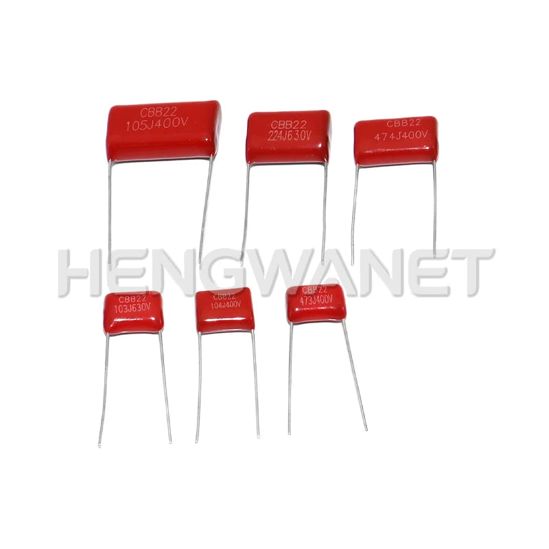 10PCS 100V 400V 630V CBB Polypropylene Film Capacitor 33nF 100nF 220nF 4.7nF 1uF 6.8nF 680nF 470nF 3.3uF 330nF 2.2uF 220nF 10NF