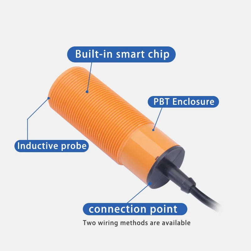 M30 Capacitive Proximity Switch Sensor 1-25mm Detection Distance DC 3-Wire Material/Liquid Level Detection NO/NC 2-Wire 220V