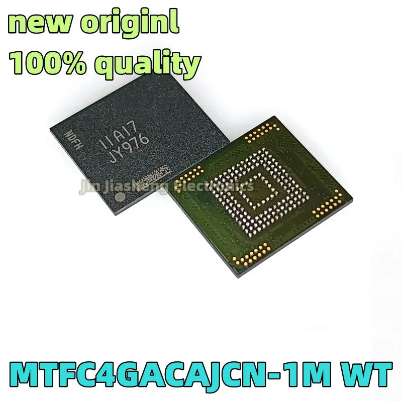(5-10piece) 100% New MTFC4GACAJCN-1M WT Screen Printing:JY976 Package:FBGA153 Flash-NAND 32Gb Memory Chip