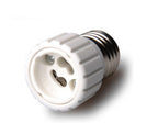 Gu10 To E26 e27 Lampholder Adapter Fireproof Screw E26 E27 To 2Prong Gu10 LED Lamps Spotlight Bulb Light Socket Adaptor