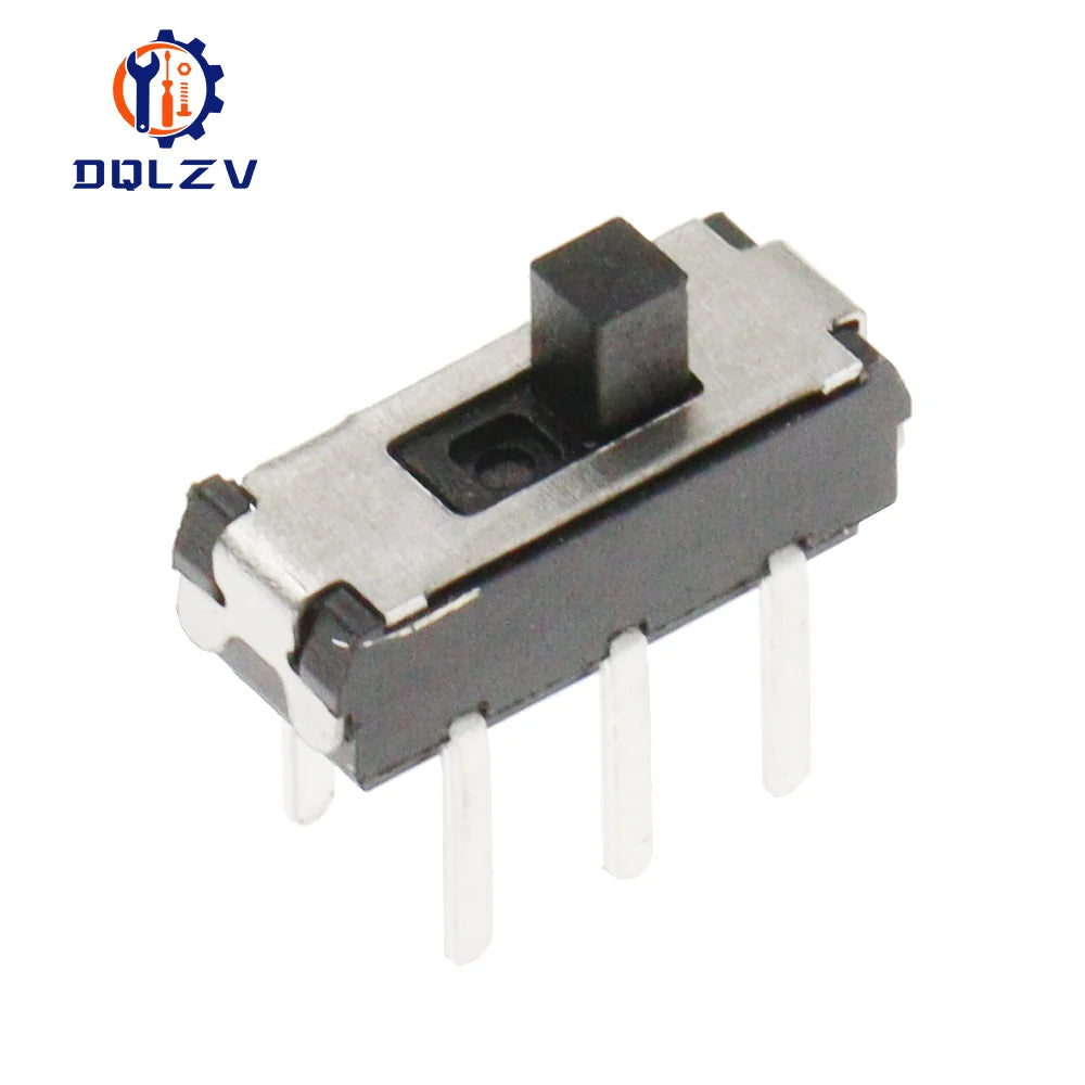 MSS22D18  Miniature SMD DIP Slide Switch 2P2T 6Pin Handle high 2MM for DIY Electronic Accessories