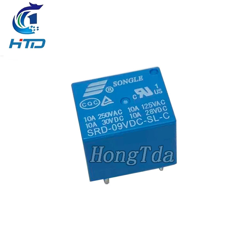 100PCS SRD-05VDC-SL-C SRD-12VDC-SL-C SRD-24VDC-SL-C SRD -03V 05V 06V 09V 12V 24V 48V DC Relays 10A 250VAC 5PIN T73 A box of 100