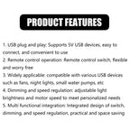 DC 5V USB RF Remote Switch - Wireless LED Strip Dimmer & Fan Speed Controller Module for Cabinet/Night Lights DIY Lighting Contr