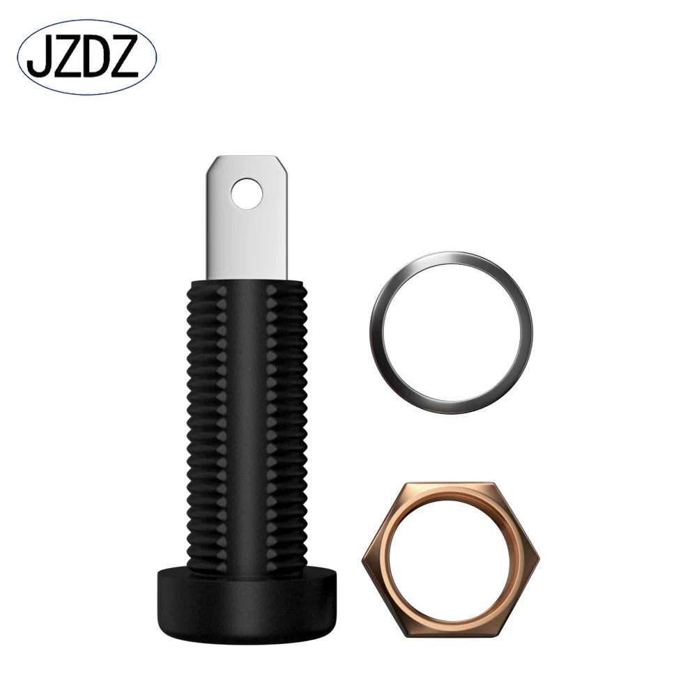 JZDZ 10pcs 4mm Banana Socket Binding Post Nut Banana Plug Jack Electrical Connector Terminal Test Hole DIY Parts Tools J.40015